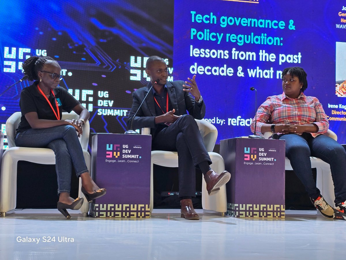 ICTAUg's tweet photo. On Day Two of the #UGDevSummit 2024 we are discussing cloud technology, tech governance and policy regulation, drawing lessons from the past decade to shape Uganda's digitization future. 

@refactory_acad
#UGDevSummit #Refactory #ICTAU #BeyondDigitalBarriers https://t.co/J6VAuw1NVB