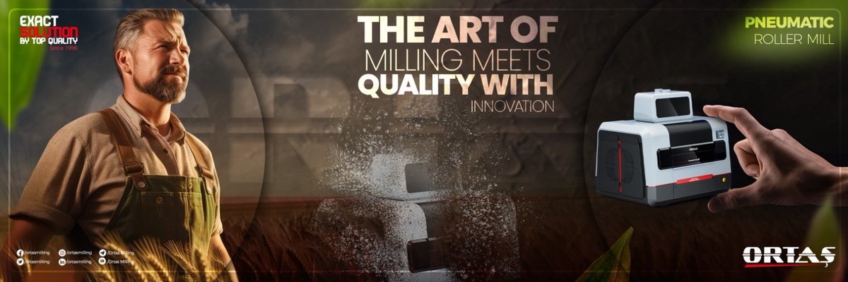 ORTASMILLING's tweet photo. We combine innovative ideas with the machine industry.

Communication ;
Whatsapp : +90 530 355 33 26
Mail : info@ortasdegirmen.com
Business phone :+90 332 239 12 45

#flourmill #rollermill #millingmachine #flourmillfactory #millfactory #grainmill #maizemill #feedmill https://t.co/OIxl7iLBTz