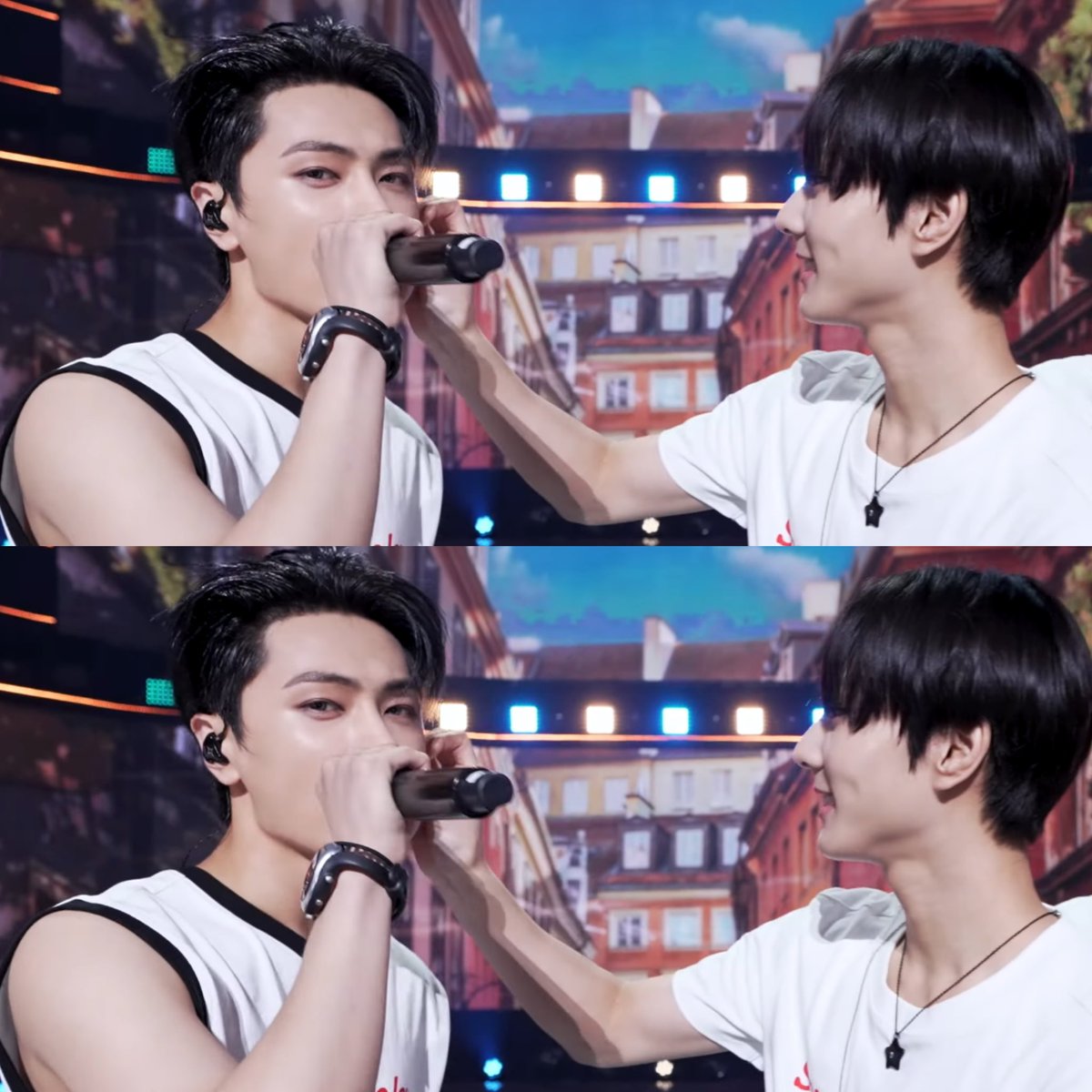 the “you don’t have a jungwon at home” look and smirk