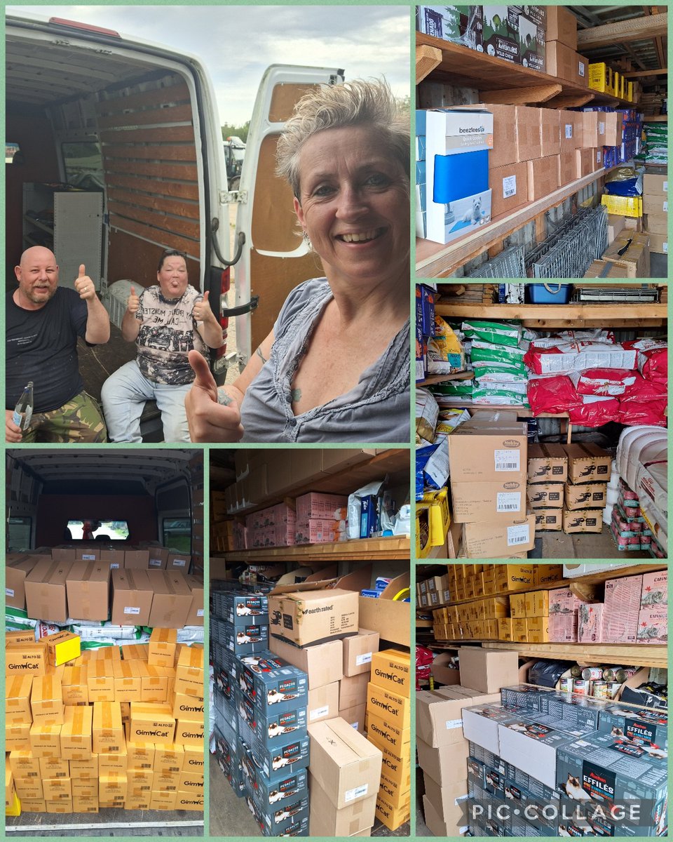 DeRavissante's tweet photo. Vandaag weer voor @SterkvoorDieren op pad met de bus (geleend van bedrijf zwager) om in Arkel bij @DierenLot pallets vol voer en non food te halen. De opslagcontainer zit weer voller dan vol.
Dank @LovePeanut5 ,Jan en Paulien voor het helpen ๐โค๏ธ
Dank Dierelot ๐ https://t.co/mfcMKZ0Qcf