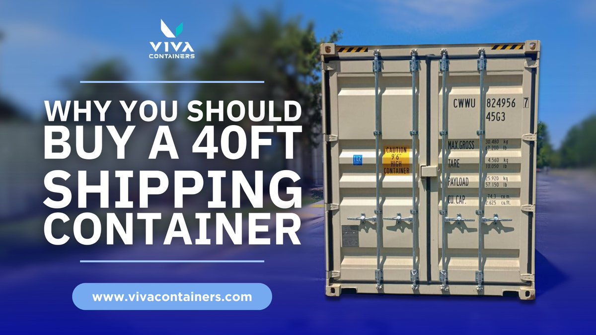 VivaContainers's tweet image. Why Buy a 40ft Shipping Container?

🔹Cost-effective storage
🔹Durable &amp;amp; secure
🔹Versatile uses: office, home, storage
🔹Instant setup
🔹Eco-friendly choice

Unlock endless possibilities with Viva Containers!📦
#VivaContainers #40ftContainer #ShippingContainer #StorageContainer