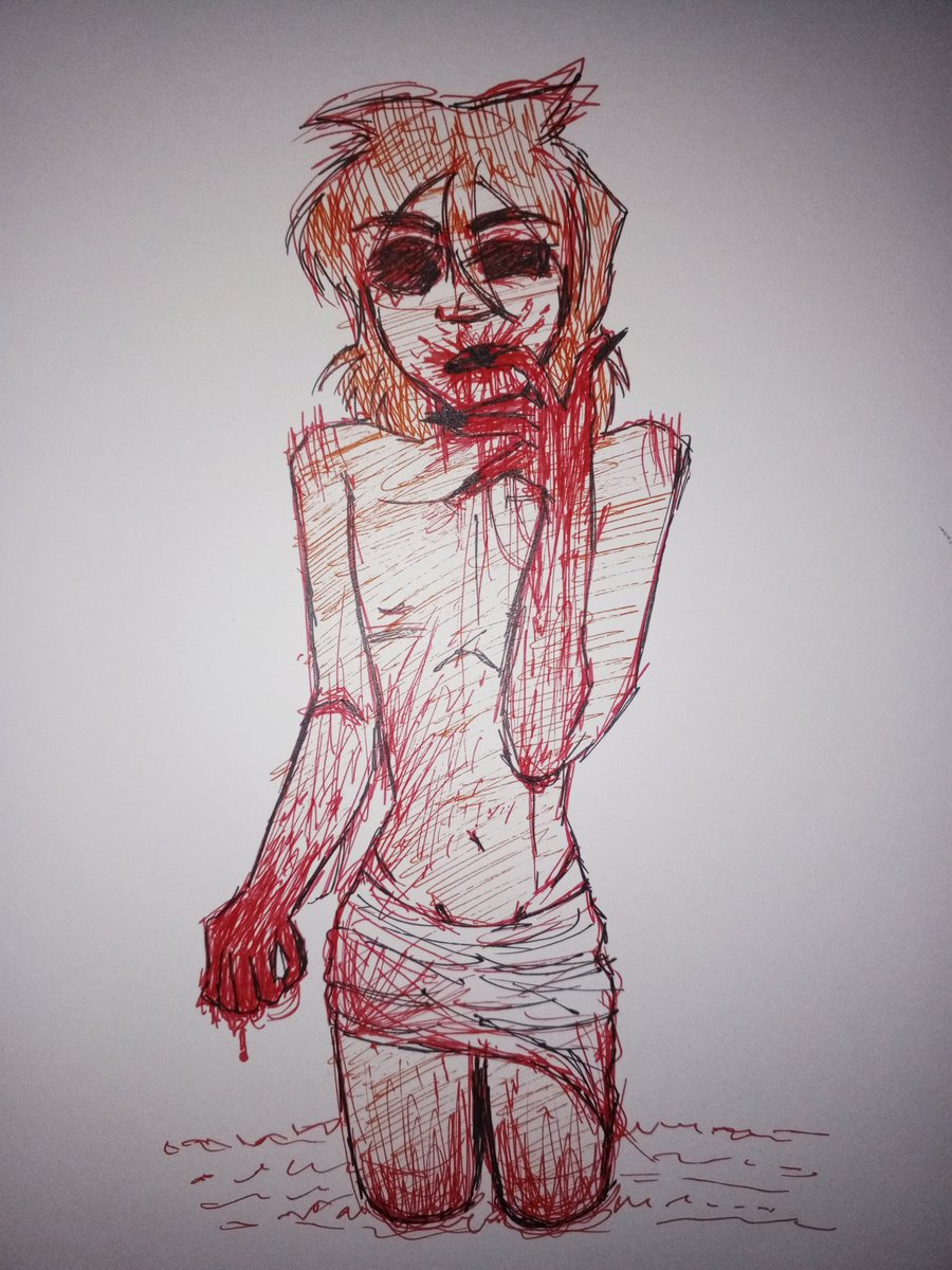 blueyfeathers0's tweet photo. //Blood// drew the witchface album cover:3 RAAHHHHHHHH🐺🐺🐺 #witchface #chive #chesnok #ches #blood #drawing #fanart #gyatt #sigma #dookie FART🐺🩸 https://t.co/uD4ys7obpa