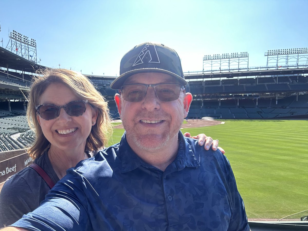 MichaelGWolf's tweet photo. @Dbacks Can’t wait for the game and creating #chaos today! We did the last stadium tour yesterday, just missed you guys. Go Snakes! #Dbacks #beatthecubs https://t.co/CqFxKInK96