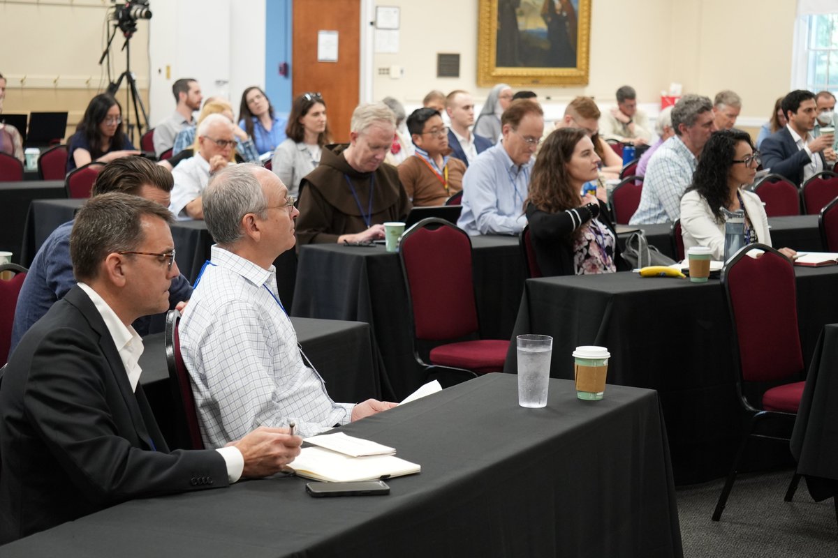 A snapshot from the recent 2024 conference of the Society of Catholic Scientists at the University of St. Mary of the Lake in Mundelein, Illinois.