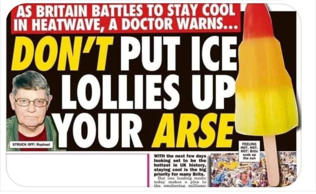 DrMellie's tweet photo. Remember kids…

#heatwave https://t.co/rvKruiO5mJ
