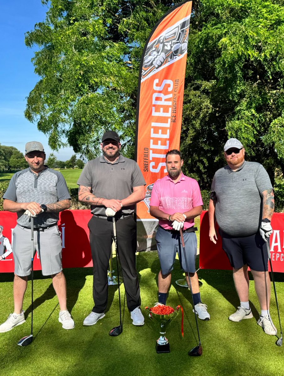 CarlWhitby's tweet image. Fantastic days golf at the @steelershockey golf day….plenty of sun drinks and a fair few laughs as well