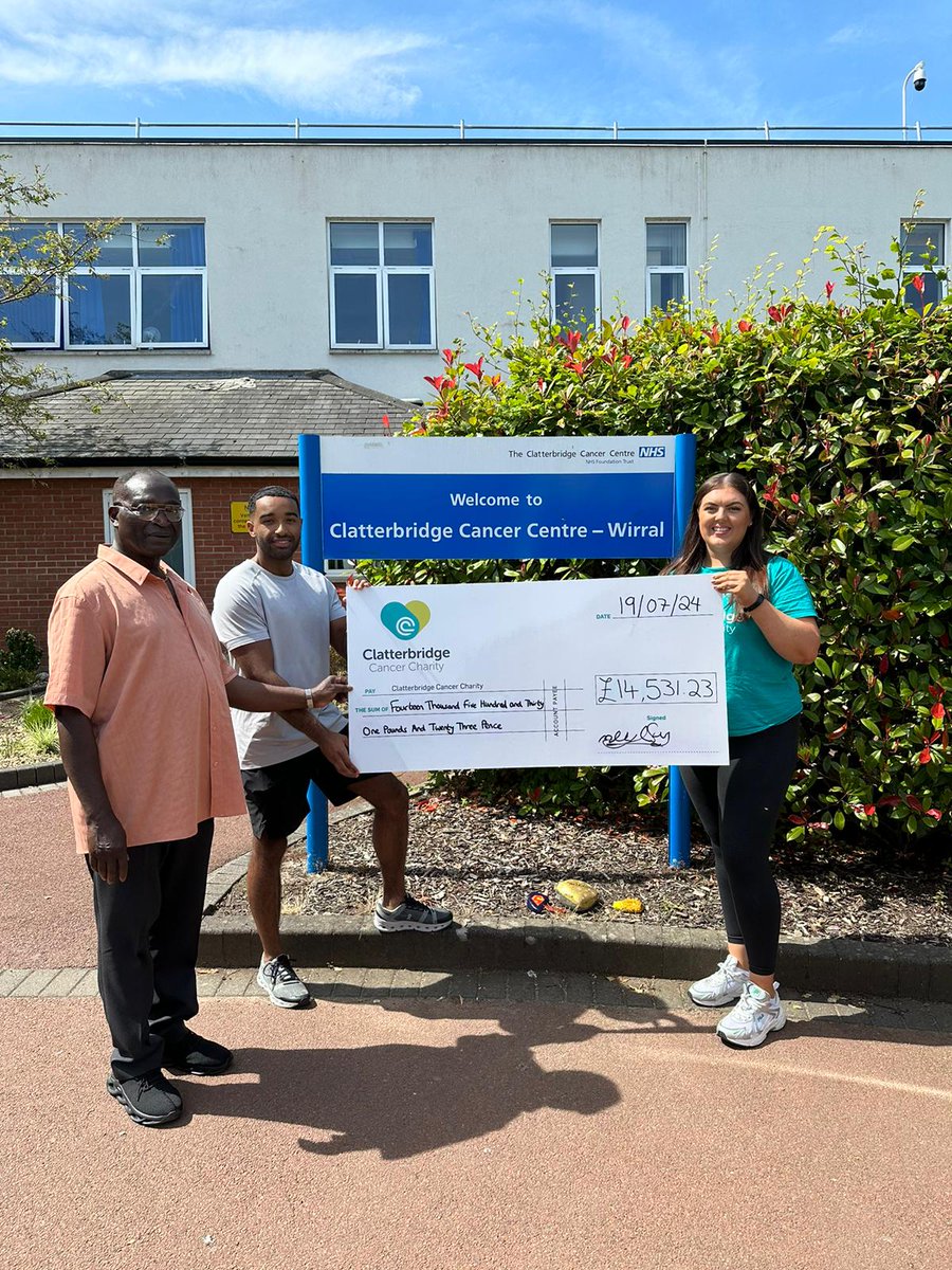 Greater Manchester Immigration Aid Unit (@gmiau) on Twitter photo Nelson and Jacob visited <a href="/ClatterbridgeCC/">Clatterbridge Cancer Charity</a> today to give them a donation of £14,531!
The same amount has gone to <a href="/FoodbankWirral/">Wirral Foodbank</a> and <a href="/boaztrust/">The Boaz Trust🧡</a>.🎉
These donations were possible thanks to the many people who supported Nelson in his legal case, which didn't have to go to court. Nelson and Jacob visited <a href="/ClatterbridgeCC/">Clatterbridge Cancer Charity</a> today to give them a donation of £14,531!
The same amount has gone to <a href="/FoodbankWirral/">Wirral Foodbank</a> and <a href="/boaztrust/">The Boaz Trust🧡</a>.🎉
These donations were possible thanks to the many people who supported Nelson in his legal case, which didn't have to go to court.