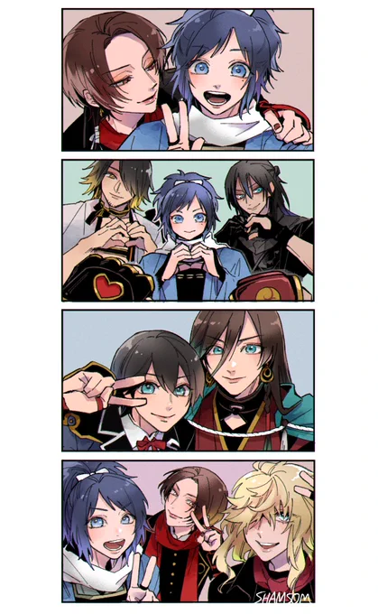 心伝のオフショがプリクラみたいでいつも可愛い ※ステ ※写経 ※オフショの写経です