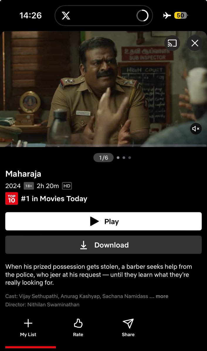 This Indian movie is a 10/10

Sit down &amp; concentrate!! One thing Indian movie will serve you is a good plot