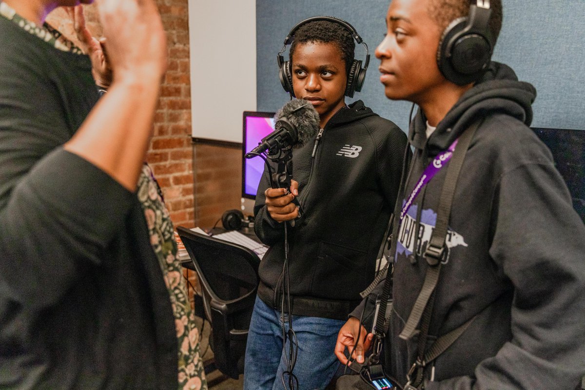 nyuniversity's tweet photo. Spotted on campus: 50+ rising 8th and 9th graders from NYC public schools got a chance to work with @NYUTischSchool film faculty on self-portraits—in photography, illustration, and audio last week as part of NYU’s College and Career Lab. https://t.co/EUjzBbW9iJ