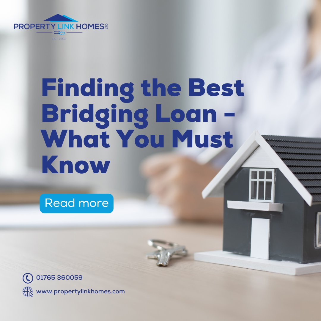 Navigate the complexities of choosing a bridging loan with confidence! Our blog post covers everything you need to know to find the best fit. 📈  #PropertyLinkHomes #YourPropertyPals