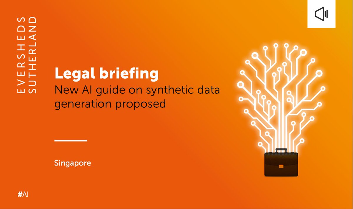 Singapore Personal Data Protection Commission has proposed a new #AI guide on synthetic #data generation that offers recommendations to mitigate these risks. We break down these recommendations and the key takeaways for related organisations to consider. eversheds-sutherland.com/en/global/insi…