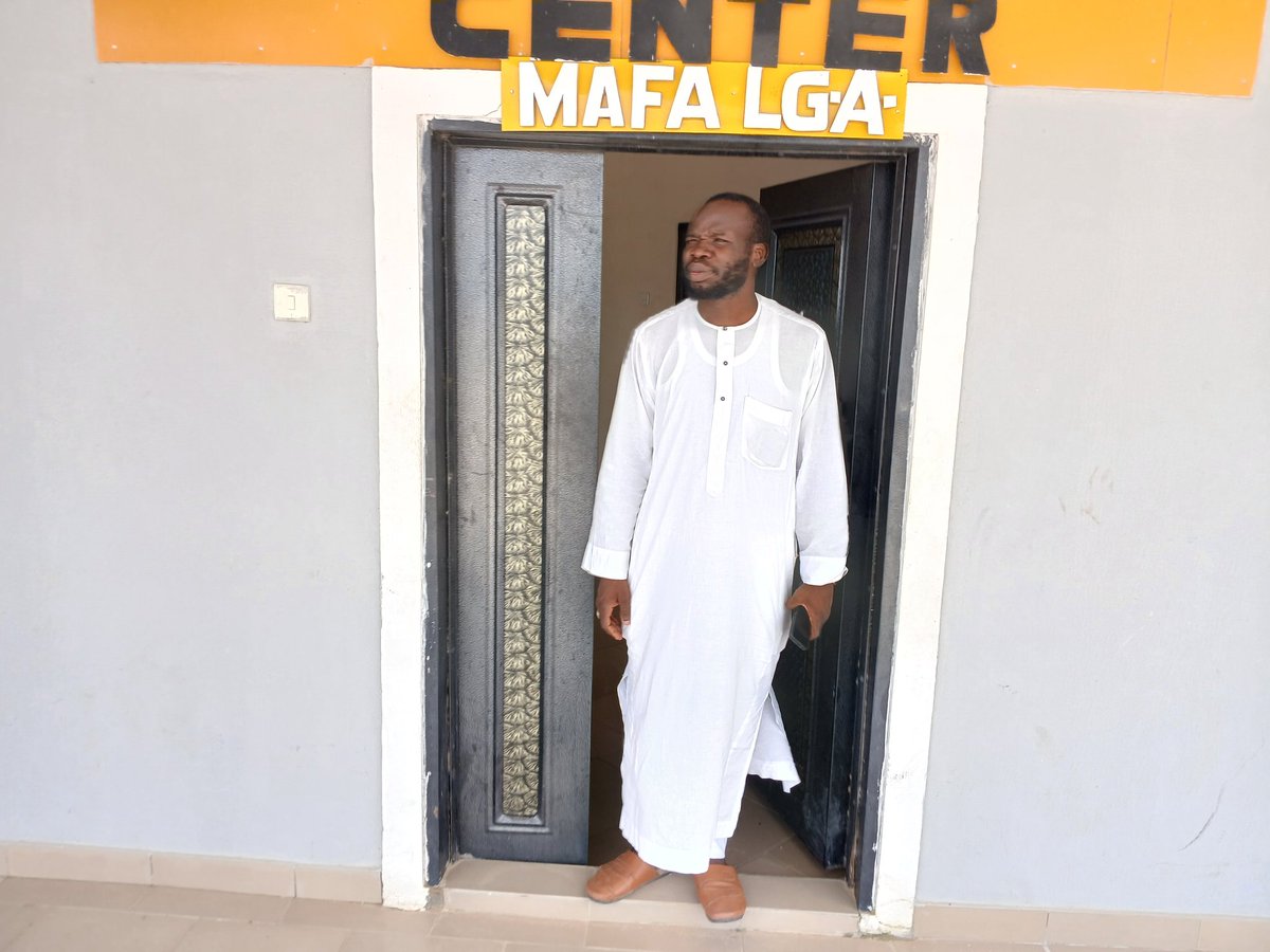 BMB1_Official's tweet photo. @BICTDA_Borno assessment team, reach ICT Digital Literacy Centre Mafa local government area, earlier today Friday 19th July, 2024. https://t.co/HuNAlSYpGC