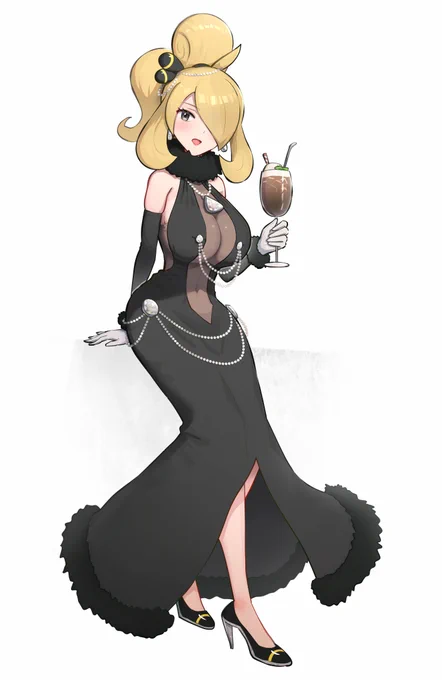 ドレススタイルなシロナさん 