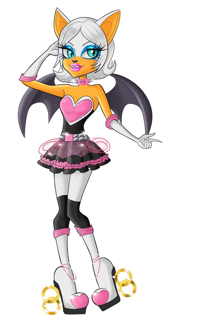 cesarte3009's tweet photo. #SonictheHedgehog #RougeTheBat #sonicadventure #MonsterHigh #sega #gamer #fanart https://t.co/3CVHb4s69l