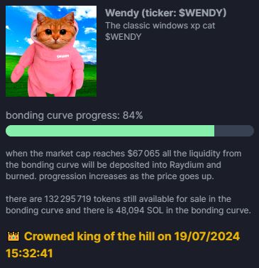 Wendy_CTO's tweet photo. $WENDY just reached KOTH. AS it should 

No windows, $WENDY is here ! https://t.co/pNREWarv7A