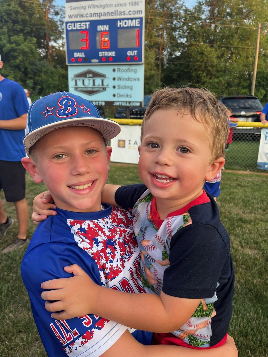 BrockDonovan5's tweet photo. Brandywine LL 10's win Districts 3 to 1 over Naaman's LL. What a game! Team played great and Hank went 5 innings on the bump along with a 3 for 3 day at the plate. Made his brothers proud day!

On to states at Canal LL next week with a chance to go to the LL east Regionals. https://t.co/gpY8azGsxW