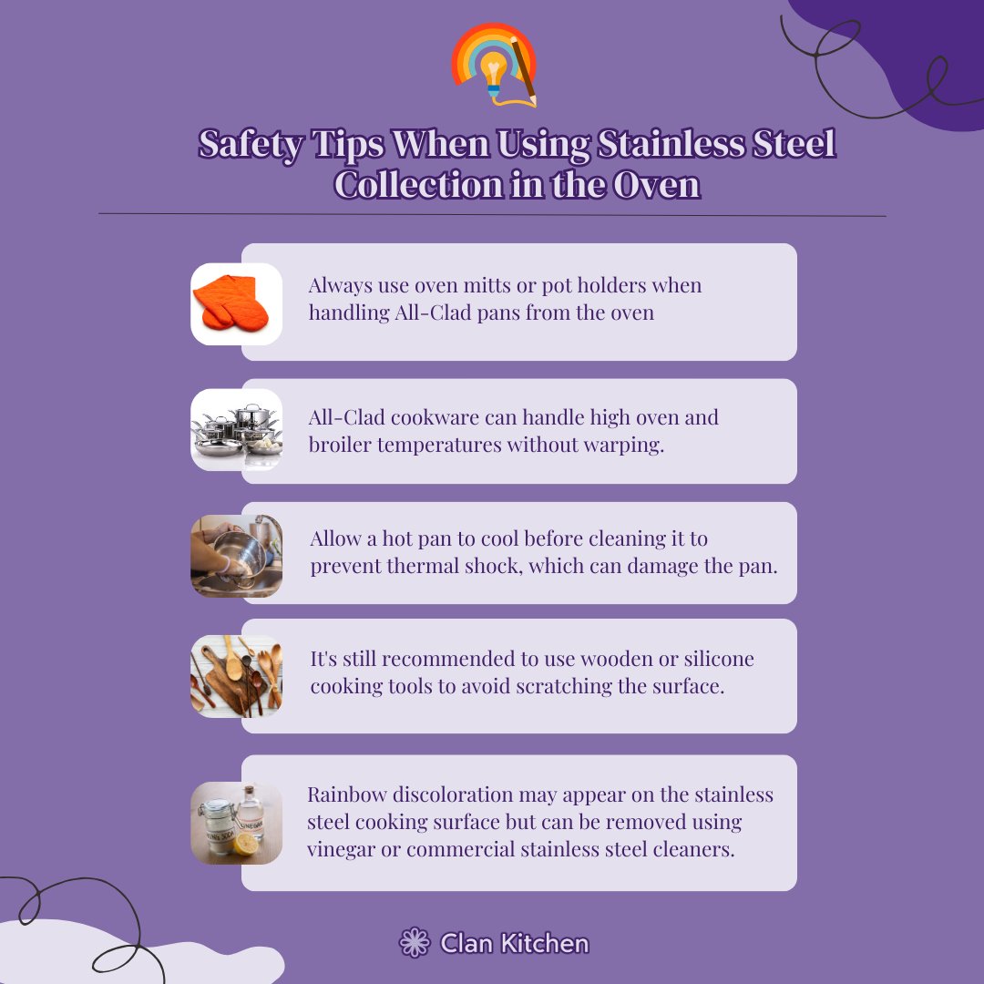 clan_kitchen's tweet image. Oven Safety 101: Stainless Steel Edition 🍳

clankitchen.com/can-all-clad-g…

#kitchentipsandtricks
#cookwares