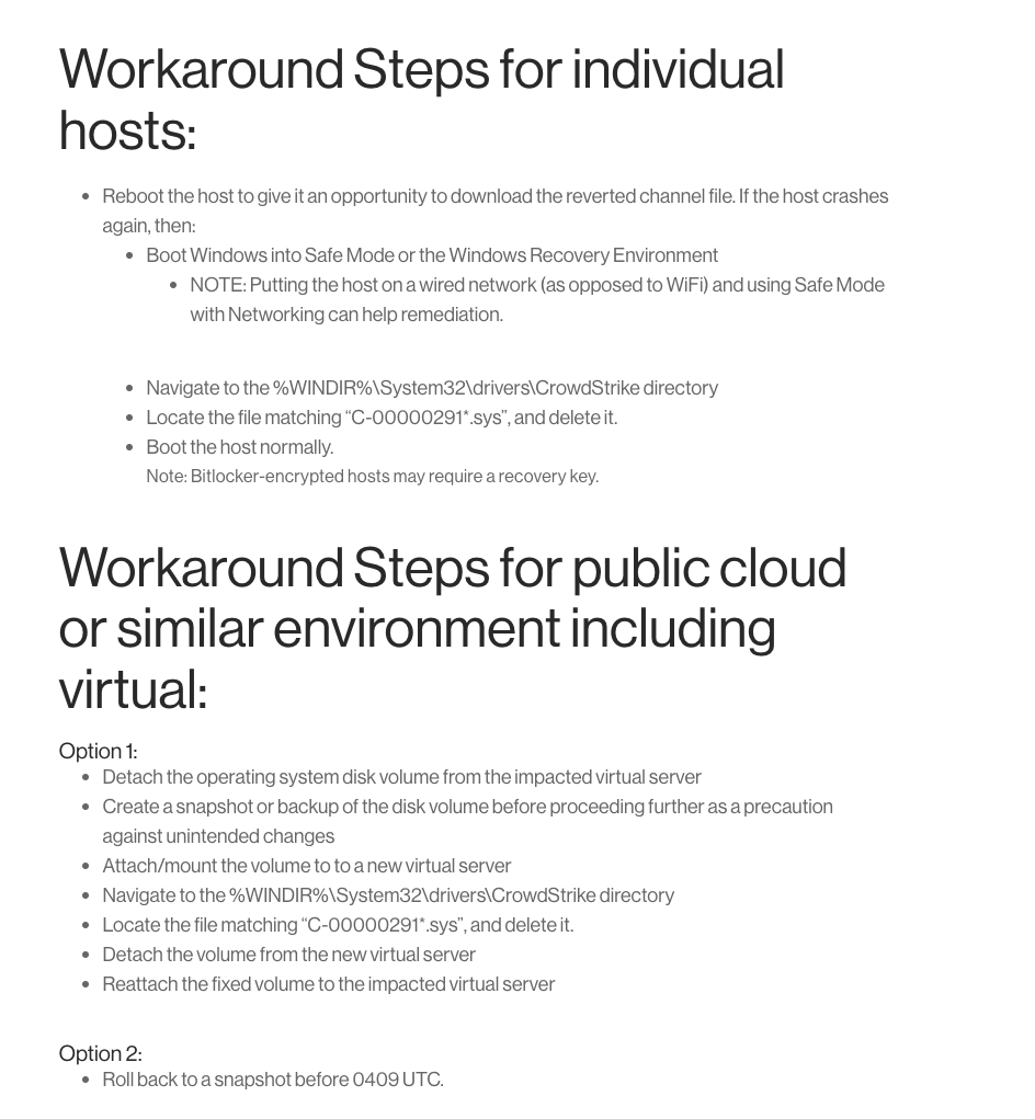 jondipietronh's tweet photo. @raymo_g 1) This only affects servers not workstations
2) It's as simple as a reboot in most cases
3) Worst case is a rollback https://t.co/OLd3BBiP15