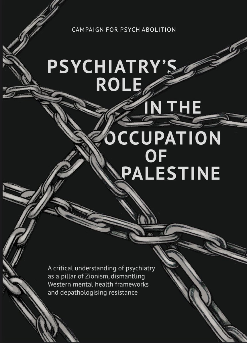 The Role of Psychiatry in the Occupation of Palestine: FULL ZINE PDF out now! 💥❤️‍🔥🔻

Read, share, print! Here’s the link: drive.google.com/file/d/10Np8T-…