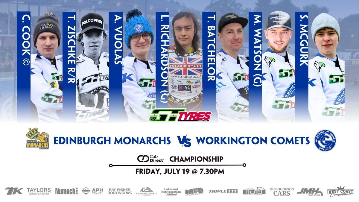 🔢 𝗟𝗜𝗡𝗘𝗨𝗣 𝘃𝘀 𝗘𝗗𝗜𝗡𝗕𝗨𝗥𝗚𝗛 (𝗔) 🔢

We can only apologise for this weakened lineup, due to the ongoing global software bug which has caused major travel disruptions across Europe.

Tapes up 7.30pm

#ChampionshipComets