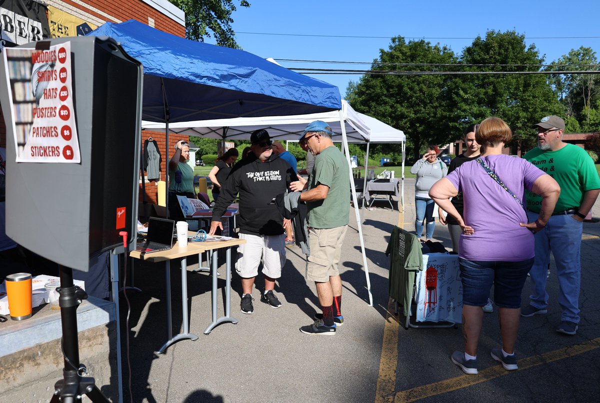 If you haven't stopped by the WBER Pop up this morning, you're missing out!

One of the station's youngest and coolest fans stopped by, the coffee is a 10/10, and the merch is flying off the tables.

We'll be outside of the Harris Building until noon!
