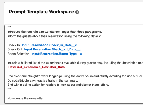 Just earned the Quick Start: Create a Prompt Builder Flex Template badge on @Trailhead and you should too! trailhead.salesforce.com/content/learn/… 

So excited about being able to use flows with prompt builder and the endless possibilities that brings - try it!