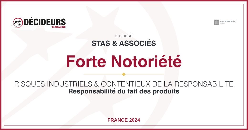 AssociesStas's tweet photo. #Classement 🏆 
📢 Leaders League et @MagDecideurs viennent de publier l'édition 2024 du guide Risk Management &amp; Assurance. 

Cette année encore le cabinet STAS &amp; ASSOCIES est classé parmi les meilleurs cabinets d'avocats dans 3 catégories ⬇️ https://t.co/SZ57oNl2VJ