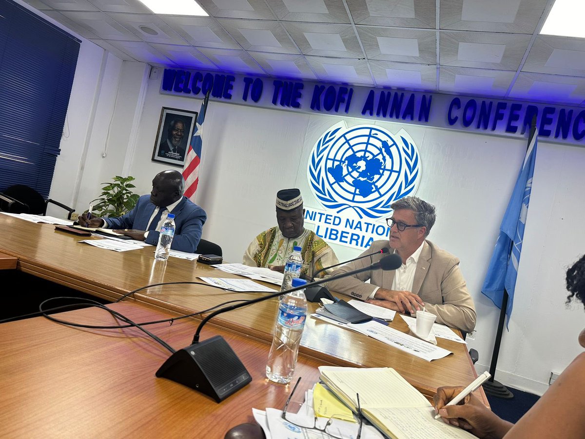 Sustainable forestry key for 🇱🇷&amp;🌍! Good discussion and partnership between Liberia Forestry Development Authority, UNDP, FAO &amp; civil society on Community based forestry and protected management. 🇸🇪happy to support. <a href="/SwedeninLiberia/">Embassy of Sweden in Liberia</a> <a href="/Sida/">Sida</a> <a href="/AfricaSweMFA/">Africa Swedish MFA</a>