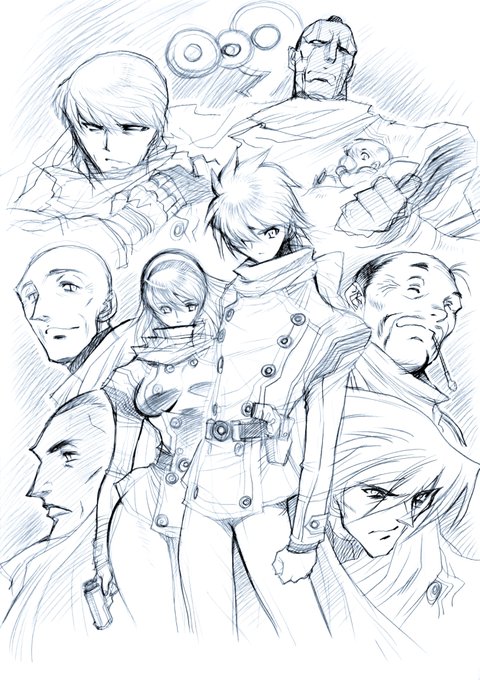 #サイボーグ009の日 ずいぶん前のラフですが 