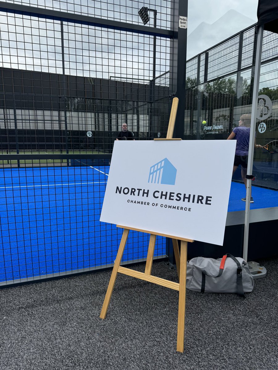 Thank you to <a href="/NChesChamber/">North Cheshire Chamber of Commerce & Enterprise</a> for inviting us along to their Summer Social &amp; padel tournament at <a href="/AlderleyPark/">Alderley Park</a>!

A great opportunity to meet with fellow members &amp; sponsors of the Chamber over a spot of padel and a pint or two 🎾🍺