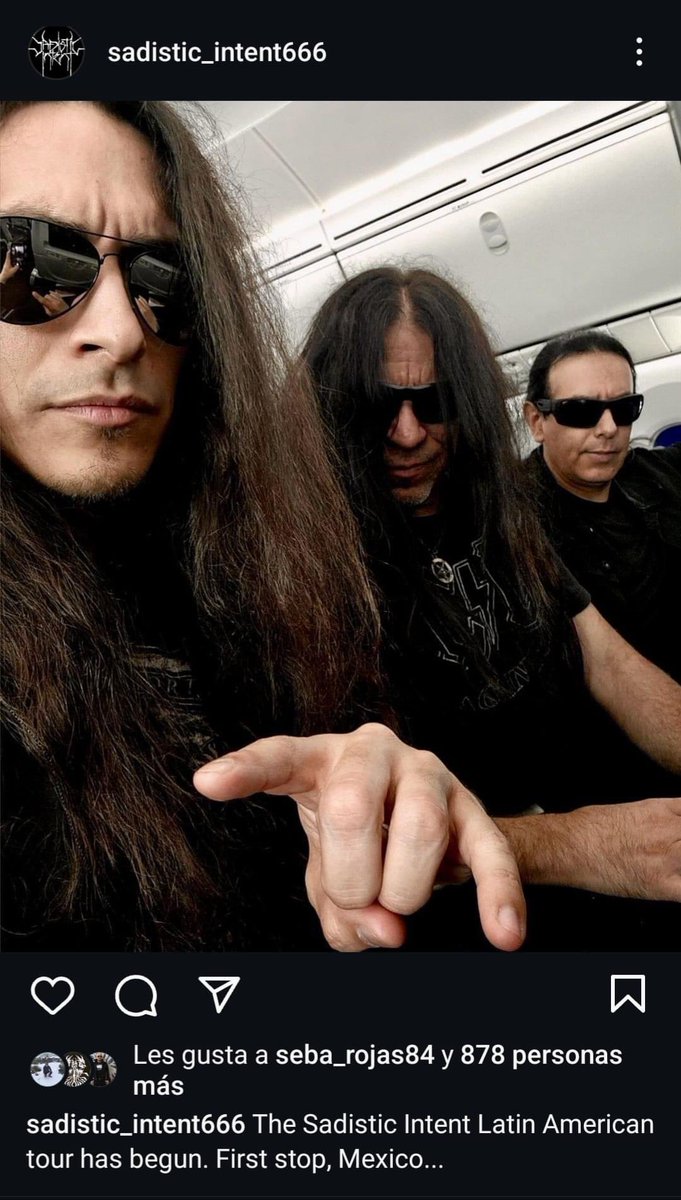 Sadistic Intent  banda de #deathmetal de Los Angeles 🇺🇸 
Hoy Backline Producciones lo trae a Honduras 🇭🇳 (ayer tocaron en El Salvador)