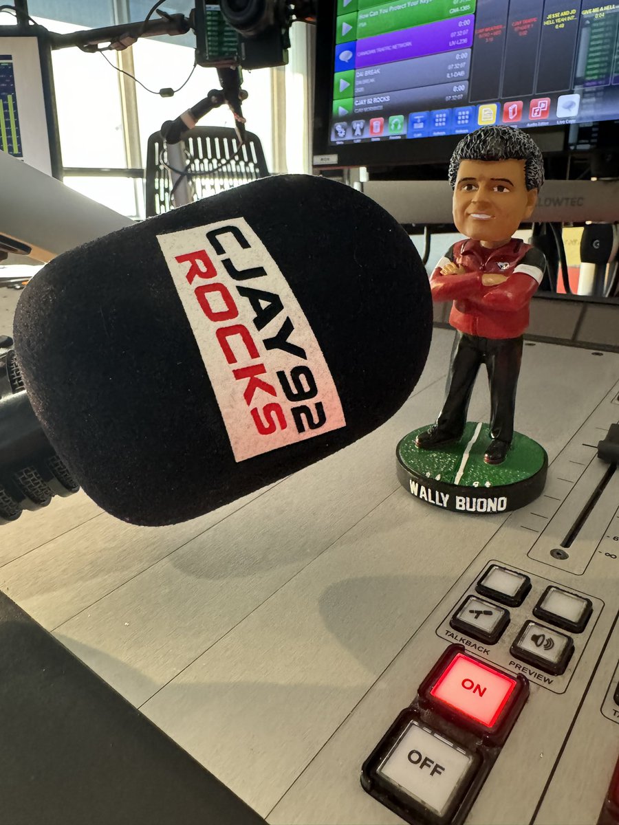 JDfromCJAY's tweet image. a real thrill to have Coach Buono on the show this morning! 

Legacy Night at McMahon this Sunday - 5 PM kickoff! 
#TogetherWeRide