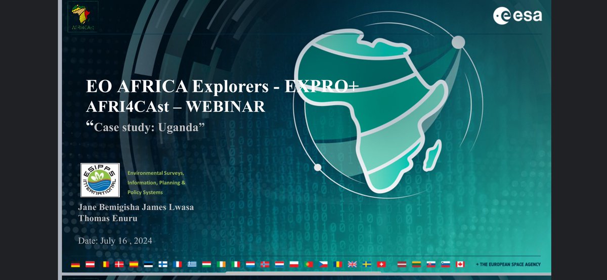 esipps's tweet photo. 🌐 Webinar Presentation Announcement: Enhancing Food Security and Safety in Africa

Client : ESA (European Space Agency)

On Tuesday, July 16th, 2024, ESIPPS International Ltd presented the initial outputs of the research on food security and safety in Africa, a project led by https://t.co/zICy3jfuZJ