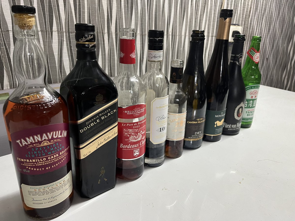 本日戰況、喝不完….