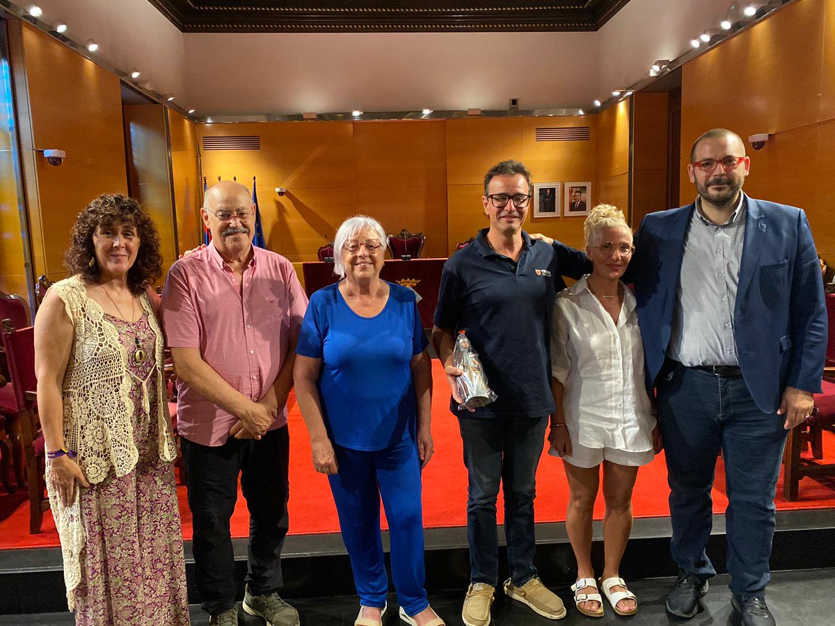 Reconeixement de l'Ajuntament de Mataró a Isaac Vives de l'SPAS-Mataró pel campionat de Catalunya de pesca submarina 2024.