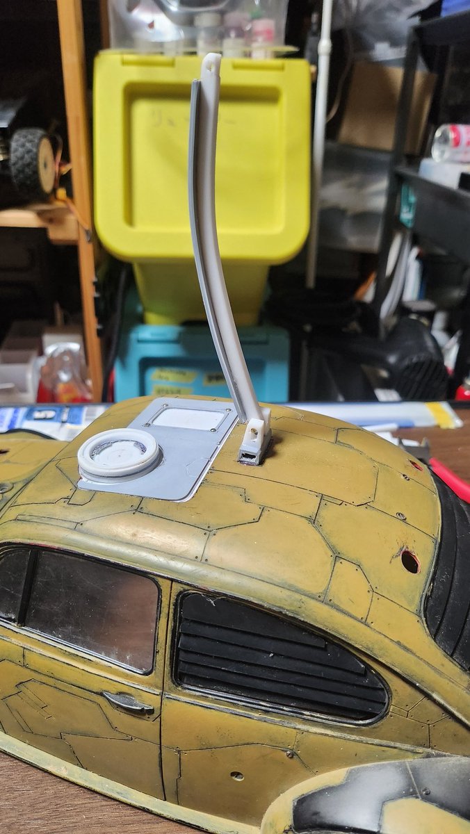 36illusion05's tweet photo. #タミヤRC
#TT02FT
#TT02FT改
戦車には予備履帯は必要…
なので予備履帯ホルダー作成しました😊
激しい機動に耐えられて予備履帯を多く積めれるくらいじゃないとね❗ https://t.co/h5BgG01pB9