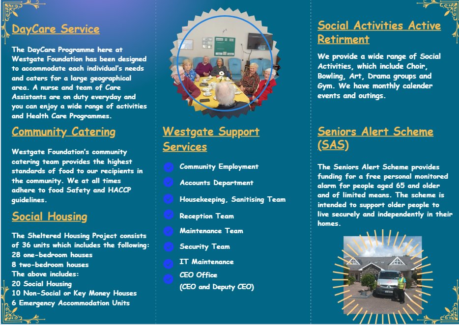 Westgate Foundation (@westgatef) on Twitter photo Westgate Services...
If you require anymore information please ring us on 021-4873648
<a href="/BallincolligTT/">Tidy Ballincollig</a> #ballincollig #Cork #daycare <a href="/corkcitycouncil/">Cork City Council</a> <a href="/Corkcoco/">Cork County Council</a> Westgate Services...
If you require anymore information please ring us on 021-4873648
<a href="/BallincolligTT/">Tidy Ballincollig</a> #ballincollig #Cork #daycare <a href="/corkcitycouncil/">Cork City Council</a> <a href="/Corkcoco/">Cork County Council</a>