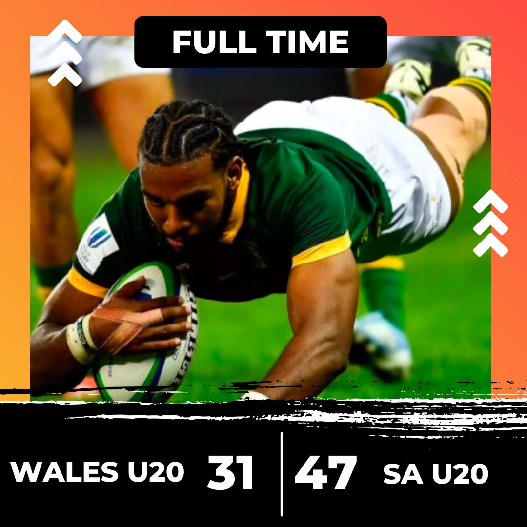 ultimaterugby's tweet photo. South Africa secure 7th spot in the U20 World Rugby Championship with their first win in four matches.

🔗- https://t.co/USAibncXoP

 #SAvWAL #WorldRugbyU20s https://t.co/EJKirX5eQx