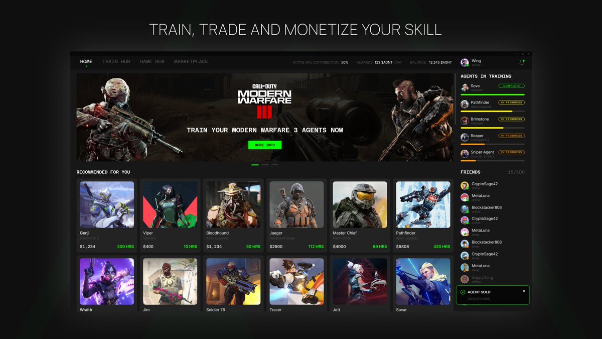 iAgent’s Mission? 🟢

To revolutionize esports, paving the way for a new generation of gaming experiences - where players can train, trade, and monetize their unique AI agents. 

In this mission, we are supported by a strong ecosystem of investors, advisors &amp; partners!

Advisors: