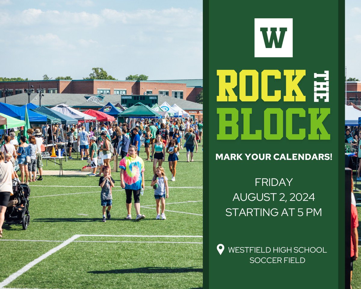 Get ready for Rock The Block!  We'll be there on August 2nd with some new Westfield gear.  Mark your calendars!