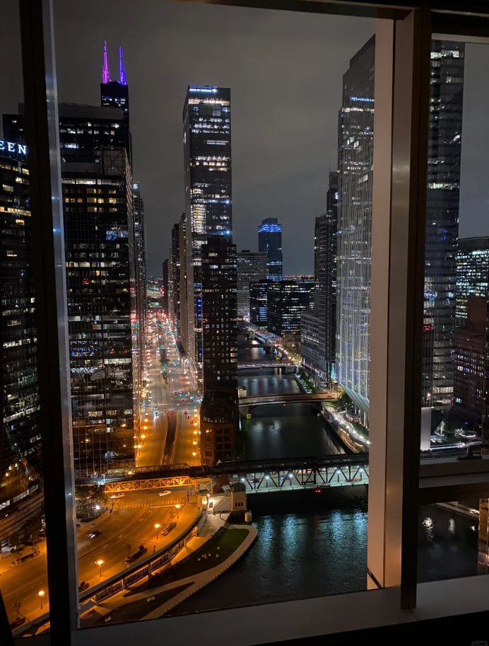 シカゴの夜景🌌