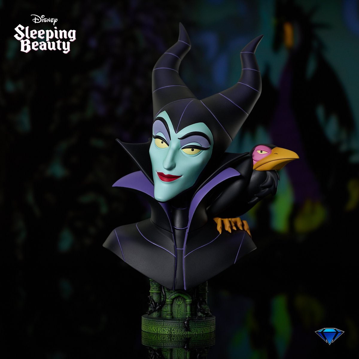 CollectDST's tweet photo. Add the Mistress of all Evil to your collection in 1/2 scale! The Maleficent Legends in 3-Dimensions Bust is available to pre-order at https://t.co/KHPquopBBq, shipping Q2 2025.
#Disney #SleepingBeauty #Maleficent #LegendsIn3D #CollectDST #DiamondSelectToys https://t.co/P42mbv3M1J