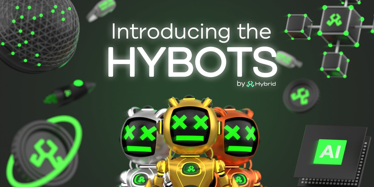 Hybots NFT mint is open!

Only a few left for sale at 0.4 SOL.

Get them, stack them, and get up to 5x Hybrid Points multiplier, 

Each NFT gets you 10,000 Hybrid Points, early access, and more.

Grab one before it's too late.

Mint here: magiceden.io/launchpad/hybo…