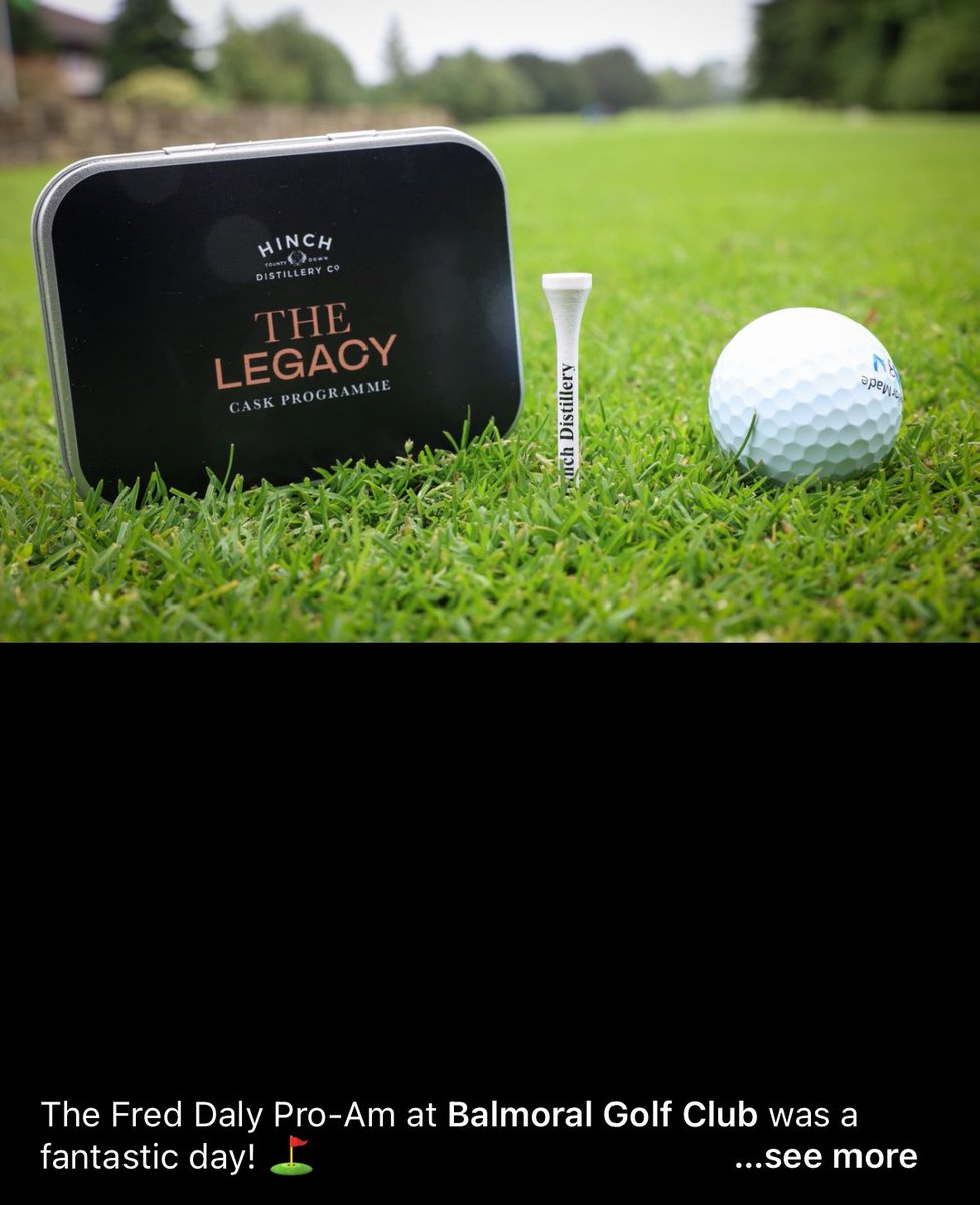 Great to see our tins at the Hinch Distillery sponsored Fred Daly Pro Am at Balmoral GC. Thank you Sonya Cassidy for including it in your Linkedin post and to Heather McCracken for choosing Art on a Tin.
                                “A Treasure Forever”