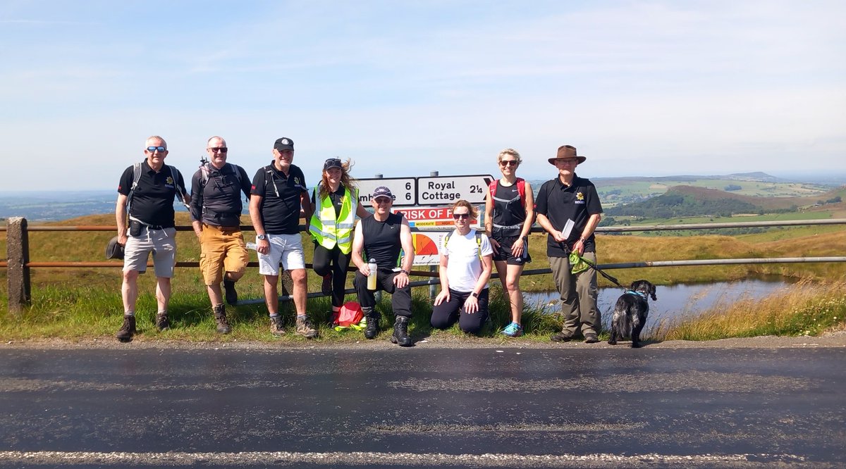 alfredw24481695's tweet image. The first day of the @StaffsFire Staffordshire Moorlands, 50th anniversary hike in aid of the Firefighter’s Charity. Today went very well, with great weather and 10 miles in total. Tommorrow,  Saturday 11.8 miles Leek, Ipstones and Cheadle, well done all  👏 👍