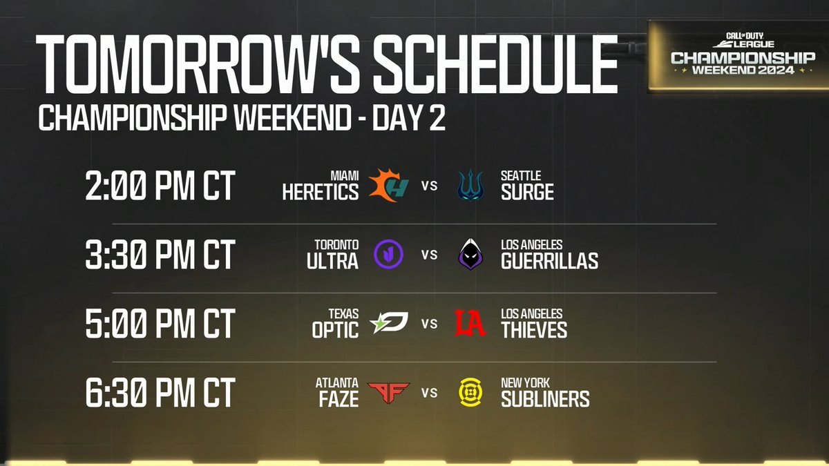 CODLeague's tweet image. We are back today for Day 2 of #CODChamps!