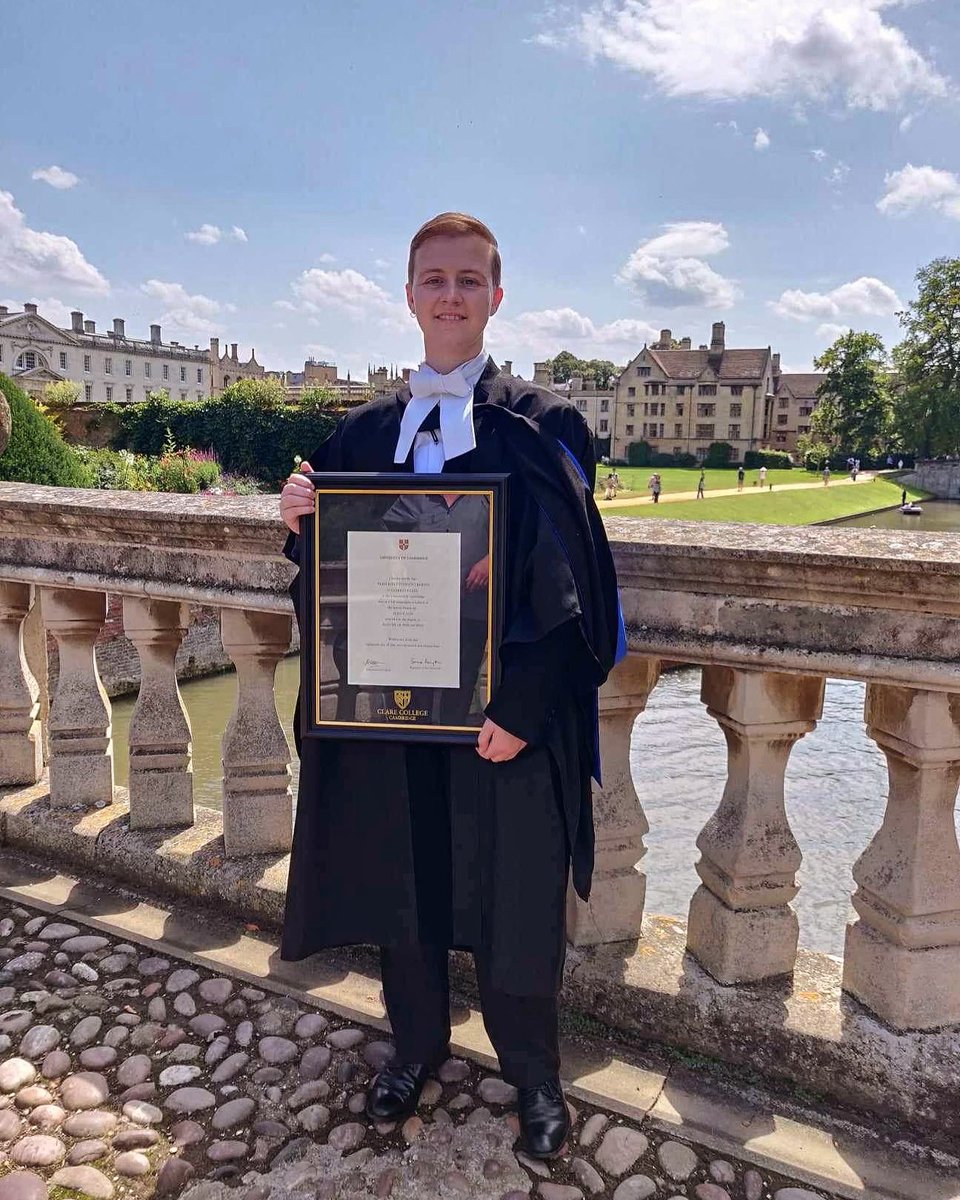 Someone’s got a Masters apparently, don’t know how or when that happened…