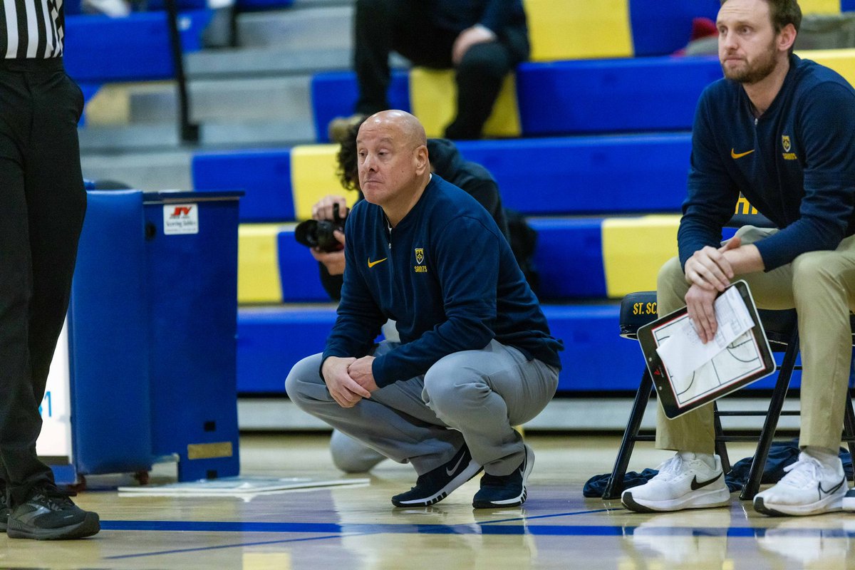 CSSsaints's tweet photo. Thank you Coach Staniger 🏀

➡️ 287 wins (most in program history)
➡️ 1x NAIA national tournament appearance
➡️ 4x UMAC championships, UMAC regular season titles
➡️ 3x UMAC Coach of the Year 

@csssaintsbball https://t.co/rHfJMnufXK
