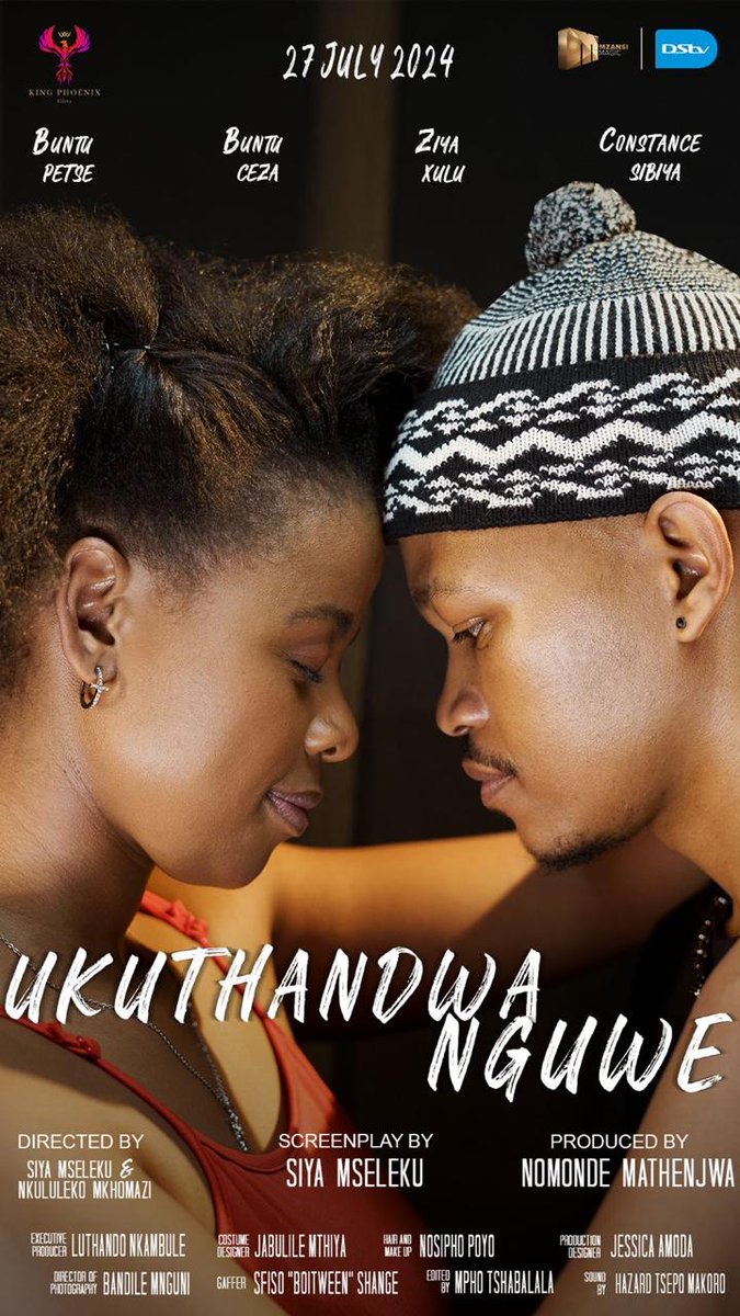 iAlexXolo's tweet photo. The official poster for Ukuthandwa Nguwe #UkuthandwaNguweMzansi coming to Mzansi Magic 161 on the 27th of July at 8pm!

Directed by my wife @Sia_Mseleku ... I did casting and was the production coordinator! https://t.co/cBUn9MnQCu